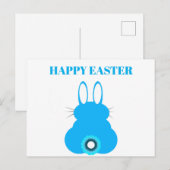Happy Easter Holiday Briefkaart (Voorkant / Achterkant)