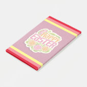 Happy Easter Holiday Bunny Floral Post-it® Notes (Schuin)