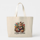 Happy Easter -Hoppy Easter Tote Bag (Dos)