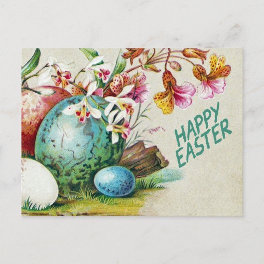 Happy Easter  Illustratie Feestdagenkaart (Voorkant)