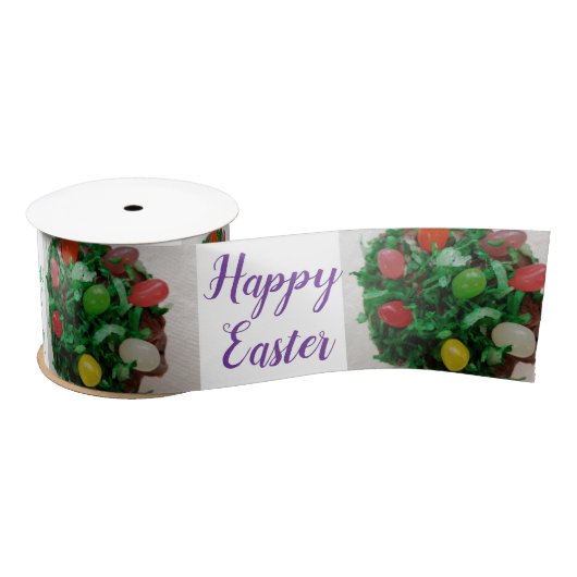 Happy Easter Jelly Candy Beans 3 INCH Lint (Spoel)