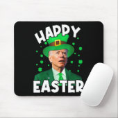 Happy Easter Joe Biden St Patricks Day Leprechaun Muismat (Met muis)