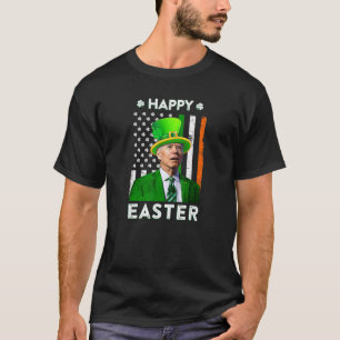 Happy Easter Joe Biden St Patricks Day Leprechaun T-shirt