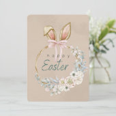 happy easter kaart (Staand voorkant)