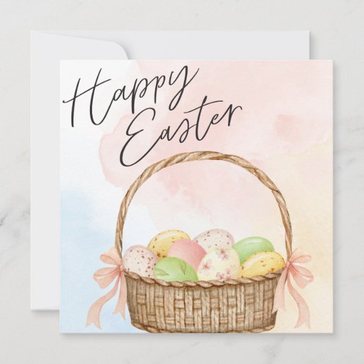 Happy Easter Kaart (Voorkant)