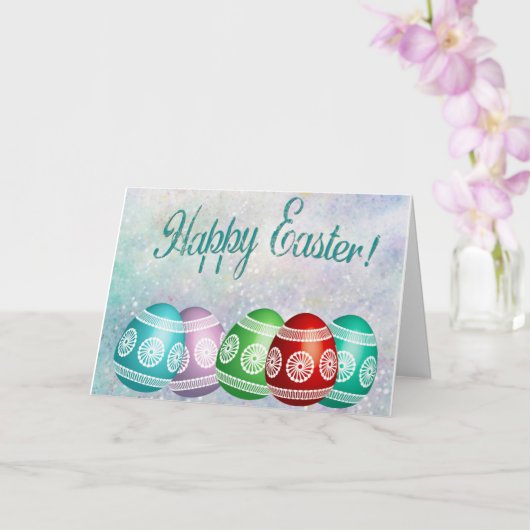 Happy Easter Kaart (Orchidee)