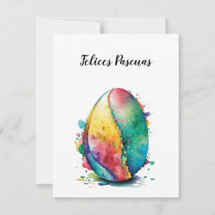 Happy Easter Kaart Design in Spaans