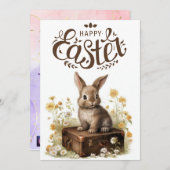 Happy Easter Kaart PDF (Voorkant / Achterkant)