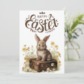 Happy Easter Kaart PDF (Staand voorkant)