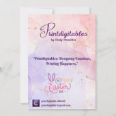 Happy Easter Kaart PDF (Achterkant)