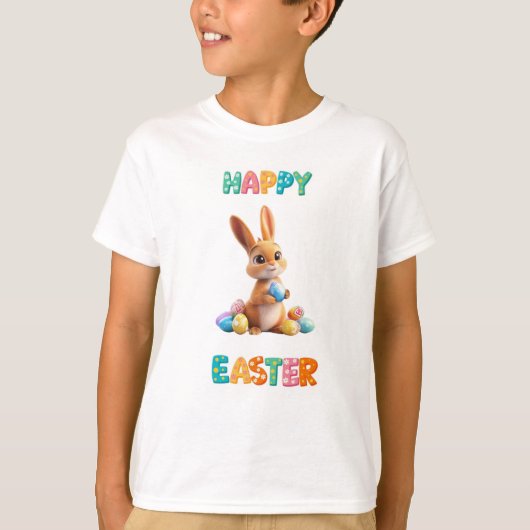 Happy Easter Kind T-shirt (Voorkant)
