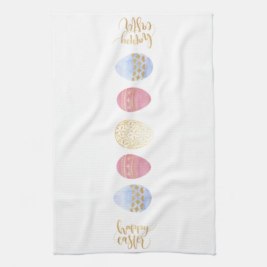 Happy Easter Kitchen Towel Theedoek (Verticaal)