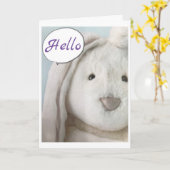 ***HAPPY EASTER*** LA CARTE DE PÂQUES DE BUNNY (Fleur jaune)