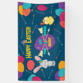 Happy Easter | Laat de Jacht beginnen | Banner (Verticaal)