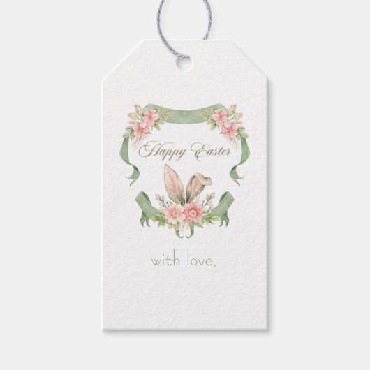 Happy Easter label Cadeaulabel (Voorkant)