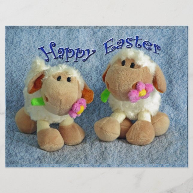 Happy Easter Lambs (Voorkant)