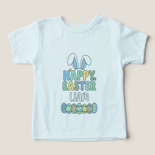 Happy Easter Liam Toddler T-Shirt (Design Recto)
