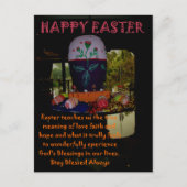 Happy Easter Love Faith and Hope wil Feestdagenkaart (Voorkant)