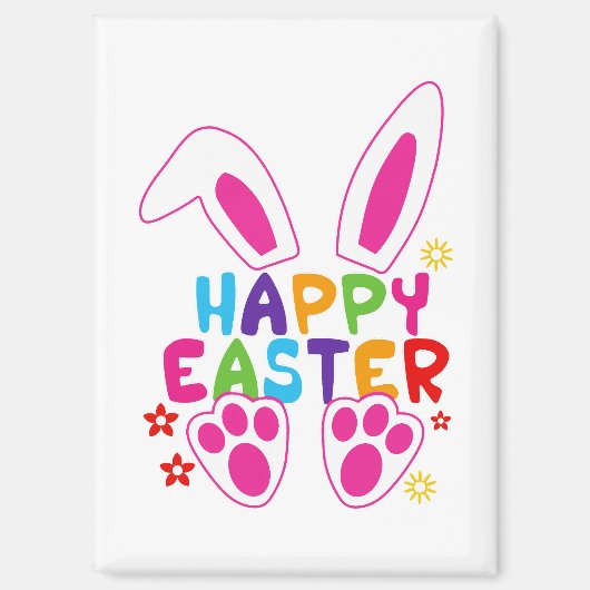 happy easter magneet (Voorkant)