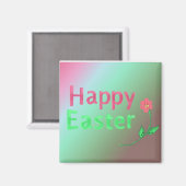 Happy Easter Magneet (Voorkant / Achterkant)