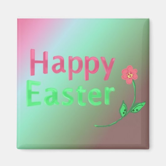 Happy Easter Magneet (Voorkant)