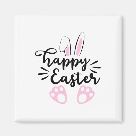 Happy Easter Magneet (Voorkant)
