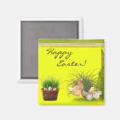 Happy Easter Magnet Magneet (Voorkant / Achterkant)