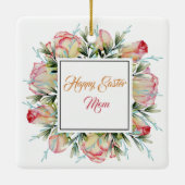 Happy Easter Mam Ceramic Ornament (Achterkant)