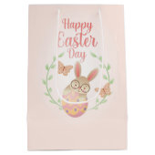 Happy Easter Medium Gift Bag Cadeauzakje (Achterkant)