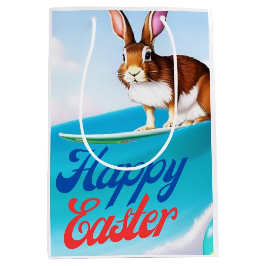 Happy Easter Medium Gift Bag Cadeauzakje (Voorkant)