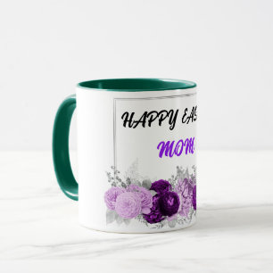 "HAPPY EASTER MOM" DEUX TONNES MUG