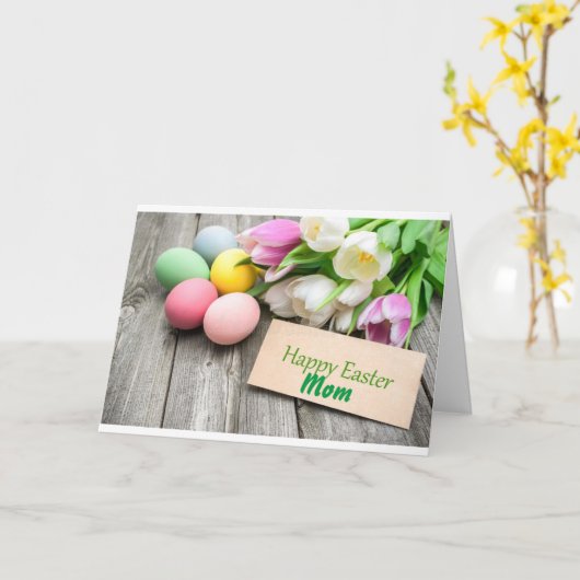 HAPPY EASTER **MOM** ESPÈRE QUE C'EST LA CARTE SPÉ (Fleur jaune)