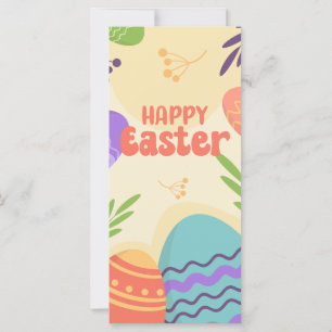 Happy Easter Money Holder Gift Kaart Chocolate Egg