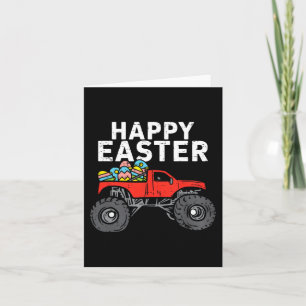 Happy Easter Monster Truck Easter Eggs Toddler Kin Kaart