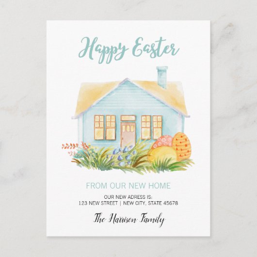 Happy Easter Moving Announge Feestdagenkaart (Voorkant)