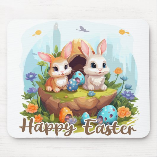 Happy Easter Muismat (Voorkant)