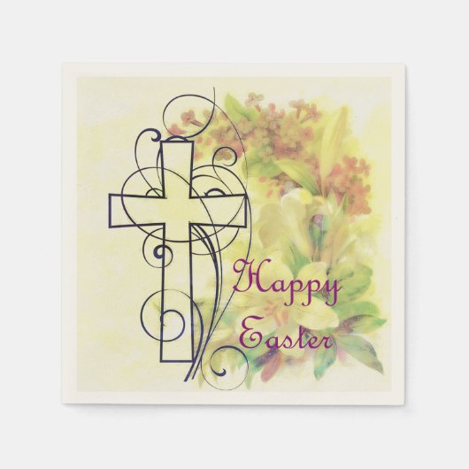 Happy Easter Napkins Servet (Voorkant)