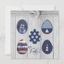 Happy Easter Nautical Threated Coastal Boating