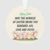 Happy Easter Ornament (achterkant)