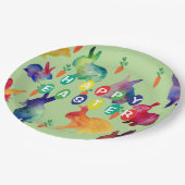 Happy Easter Paper Borden 9 in Papieren Bordje (Gekanteld)