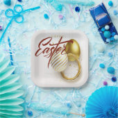 Happy Easter Papieren Bordje (Feest)