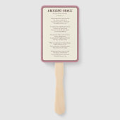 Happy Easter: Peace & Hope  Lily Church Handwaaier (Achterkant)