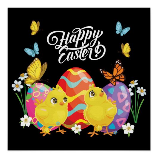 happy easter perfect poster (Voorkant)