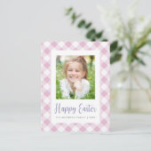 Happy Easter Photo Briefkaart (Staand voorkant)