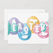 Happy  Easter Postcard Briefkaart (Voorkant / Achterkant)