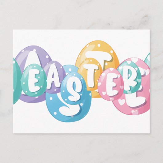 Happy  Easter Postcard Briefkaart (Voorkant)