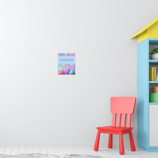 HAPPY EASTER POSTER (Kinderkamer 1)