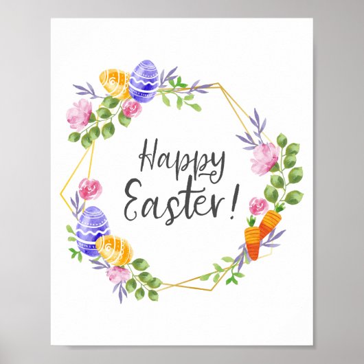 Happy Easter Poster (Voorkant)