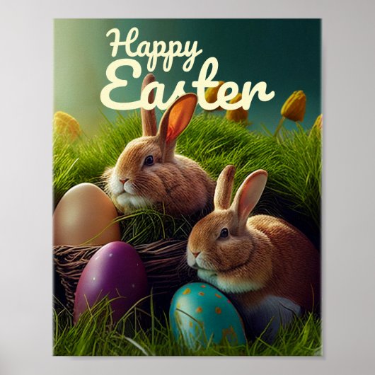 Happy Easter Poster (Voorkant)