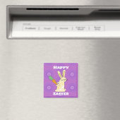 Happy Easter Rabbit Magneet (Insitu (Vaatwasser))